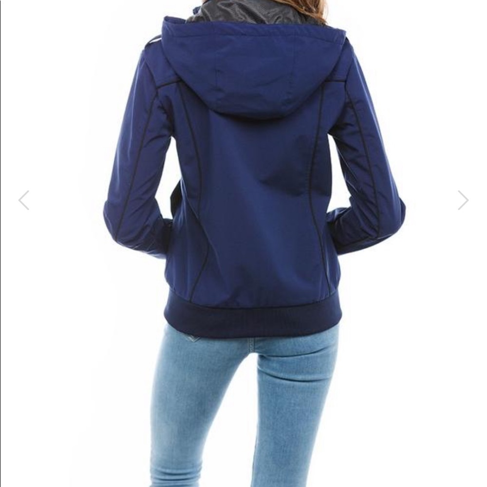 NIB Baubax Travel Jacket 2.0 - black/blue Bomber